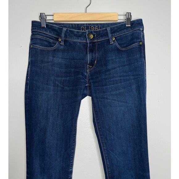 DL1961 Cindy Low Rise Slim Bootcut Jeans Mariner Wash Size 29 Y2K Vintage - Picture 2 of 8